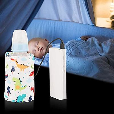 Baby Bottle Warmer,Portable USB Bottle Insulation Sleeve Thermostat Bottle  Milk Warmer Device