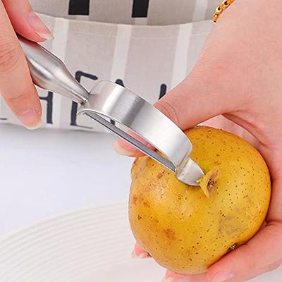 LHS Vegetable Peeler for Kitchen, Stainless Steel Potato Peeler