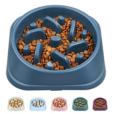 UPSKY Slow Feeder Dog Bowl Anti-chocking Slower Feeding Dog Puzzle Bowl,  Interactive Bloat Stop Dog Food Bowl Dishes Non