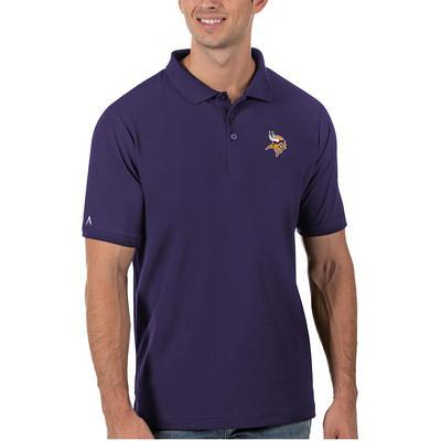 Antigua Men's Baltimore Ravens Legacy Pique White Polo