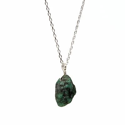 Genuine Emerald Necklace for Her