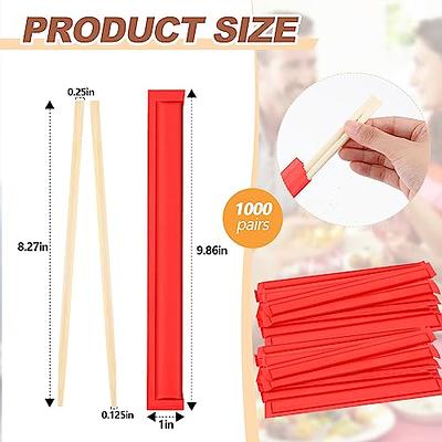 Donxote Cooking Chopsticks, Extra Long Wooden Kitchen Frying Chopstick 16.5  Inches - Brown(6-Pairs)