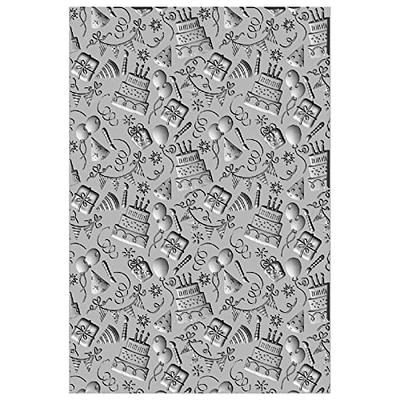 Sizzix - 3D Textured Impressions - Embossing Folder - Happy Birthday