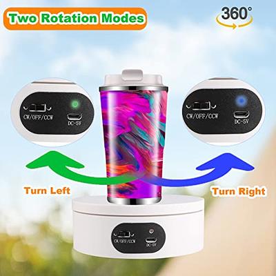 Cup Turner Rotating Display Stand for Tumblers, 360 Degree