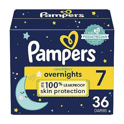 Pampers Swaddlers Overnights Diapers - Size 7, 36 Count