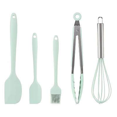 Silicone Kitchen Utensils, Including Spatula, Ladle, Whisk, Oil