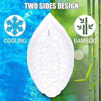 Cooling Bed Pillows for Sleeping 2 Pack Shredded Memory Foam Pillows  Adjustable Cool BAMBOO Pillow for Side Back Stomach Sleepers -Luxury Gel  Pillows Queen Size Set of 2 with Washable Removable Cover