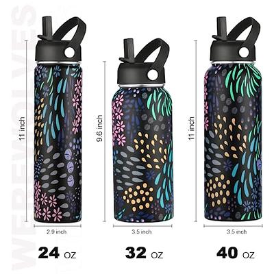 Insulated Stainless Steel Water Bottle With Drinking Spout & Carry Handle  Personalized 