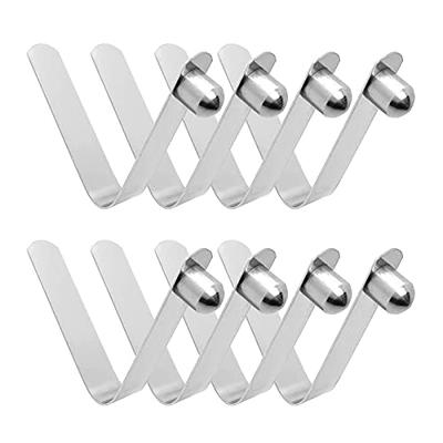 HARFINGTON 5pcs Single Button Kayak Paddle Snap Spring Clip 38mm x 5.9mm  65Mn Spring Steel V-Shaped Hollow Lift Telescopic Locking Tube Pole Clips  for Tent Umbrella Camping,Silver Tone - Yahoo Shopping