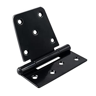 Heavy Duty Gate Hinges 3.5 inch 4 Pack, Black Iron Door Hinges for Shed Barn  Wood Fence Gate (Included Screws) - Yahoo Shopping