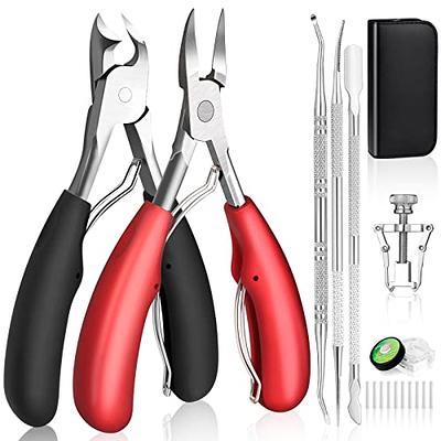 Nail Clippers for Men, Toe Nail Clippers for Thick Nails for Seniors, Nail  Clipper Set with Catcher, Professional Fingernail Clipper(Black) - Yahoo  Shopping