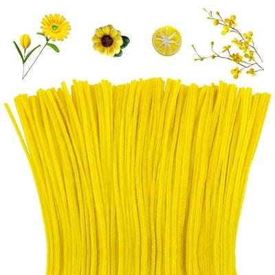 Mnuizu 200pcs Pipe Cleaners,Pipe Cleaners Chenille Stems for Craft, Fuzzy  Sticks Christmas Craft Supplies for DIY Art & Creative Crafts  Decorations（Lemon Yellow） - Yahoo Shopping