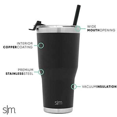 Simple Modern Classic Insulated Tumbler with Straw and Flip Lid