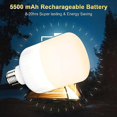 Neporal LITE Emergency Rechargeable Light Bulbs A19, Light Up to 48 hrs,  Battery Operated Light Bulb, 5000K E26 LED Bulb, Emergency Lights for Home  Power Failure - Yahoo Shopping