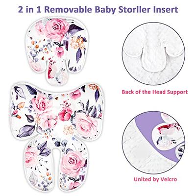 Baby Body Cushion Head Neck Support 2in 1 Car Seat Cushion Travel Seat  Liner Mat