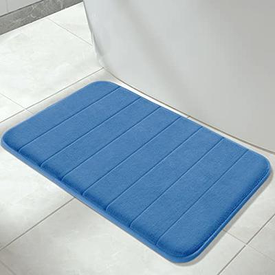 Hera Beauty Super Absorbent Bath Mat, Quick Dry Bath Mat, Non Slip Rubber Bathroom Rugs, Easy to Clean Machine Washable Thin Bath Mats for Bathroom