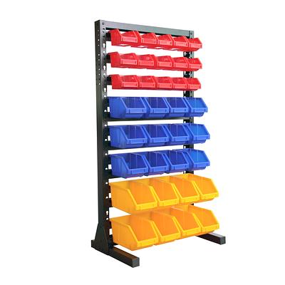 KING'S RACK Bin Rack Boltless Steel Storage System Organizer w/ 12