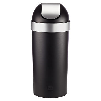 Umbra Brim Step Trash Can, Nickel