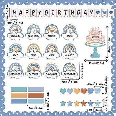  Colorful Happy Birthday Stickers for Kids,6 Sheets Treats and  Sweets Cake Birthday Stickers Self Adhesive Large Birthday Stickers for  Planner Party Home Classroom Decoration : Toys & Games