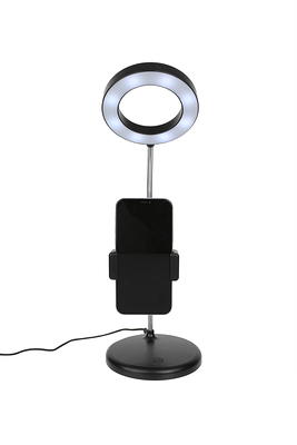 OttLite - Rechargeable LED Desk Lamp with Phone Holder