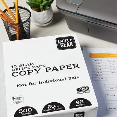 Pen + Gear Blue Copy Paper, 30% Recycled, 8.5 x 11, 20 lb, 300 Shts (55165)  – Walmart Inventory Checker – BrickSeek