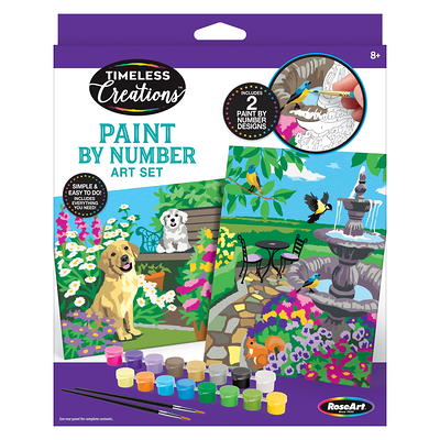 Cra-Z-Art Timeless Creations Paint by Number, Multicolor Painting Set,  Beginner, Ages 8 and up - Yahoo Shopping