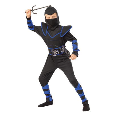 Red Ninja Master Warrior Boys Costume