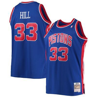 Men's Detroit Pistons Mitchell & Ness Red Hardwood Classics XL