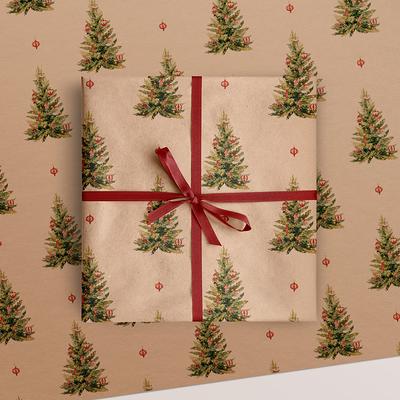 Christmas Maroon Gift Wrapping Paper, 100% Eco Friendly, Recycled & Recyclable  Wrap, Sustainable Kraft Roll, Luxury Xmas - Yahoo Shopping