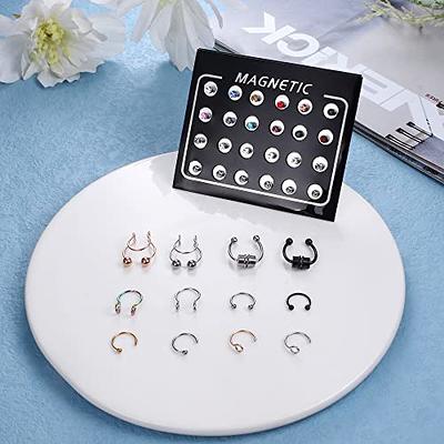 Longita Fake Nose Ring Fake Nose Piercing Magnetic Nose Ring Fake