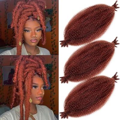 24 Afro Kinky Twist Crochet Braids Springy Marley Hair Braiding Hair  Extensions 