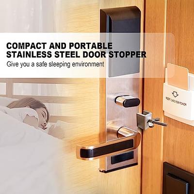 Portable Door Lock, Travel Portable Door Lock, Door Security, Door Lock  Device For Extra Security, Home Door Lock Security Device, Hotel