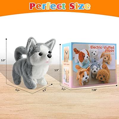 Toy Dog Walk and Bark, Sing, Tail, Lick, Repeat Toys for 2 +,3+,4+ Year Old  Girl, Stuffed Puppy for Boys, Girls & Baby Gift Birthday Gifts