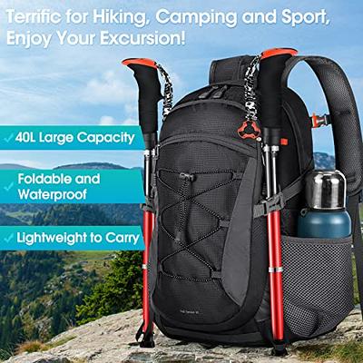 G4Free Lightweight Packable Hiking Backpack 35/40L Travel Camping Dayp –  Warehouse Bargains