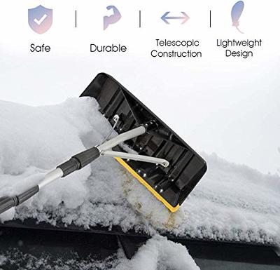  Snow Joe SJBLZD-LED 4-in-1 Telescoping Snow Broom + Ice Scraper  (18-Inch) and Subzero Hopkins 16621 Ice Crusher Ice Scraper : Automotive