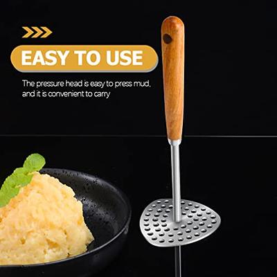 Manual Potato Masher Plastic Pressed Potato Smasher Portable Kitchen Tool  for Babies Food, Fruit, Banana, Baking
