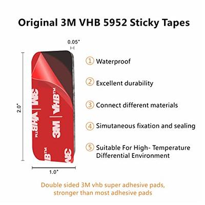 Auolis 3M Double Sided Tape Heavy Duty Pads 1 * 2 6PCS 3M VHB