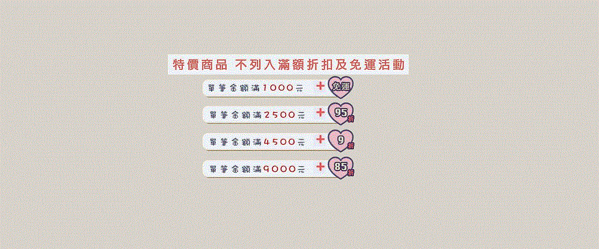 滿額折扣