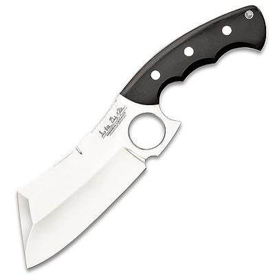 Heavy duty Carbon steel Cleaver / Meat chopper with Burnt Camel bone a –  Titan International K.