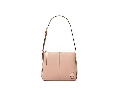 Tory Burch McGraw Spazzolato Boxy Shoulder Bag (Devon Sand) Handbags -  ShopStyle