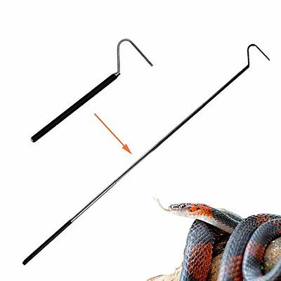 Portable Folding Pocket Stainless Steel Snake Hook, 39.3 Extension,  Retractable Snake Hook, Reptile, Small Snake pet Snake Picking and handling  Tools - Yahoo Shopping