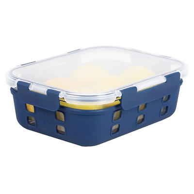 GET Eco-Takeouts Jade Green Customizable Reusable Takeout Container 6 1/2  x 5 x 1 3/4 - 48/Case