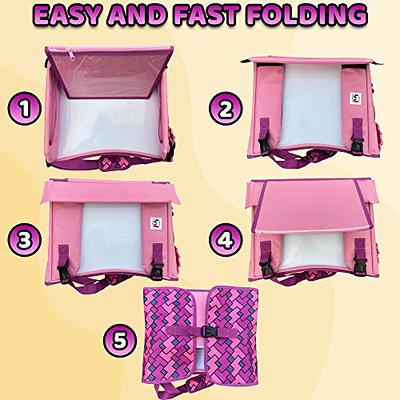  Foldable Travel Tray Cover, Kids Travel Tray