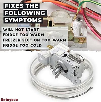 2198202 Refrigerator Cold Control Thermostat by Kotoysoo - Replacing with  Whirlpool and Kenmore Refrigerators – Replaces Part Numbers: 2161284,  2198201, PS11739232, AP6006166, WP2198202 - Yahoo Shopping