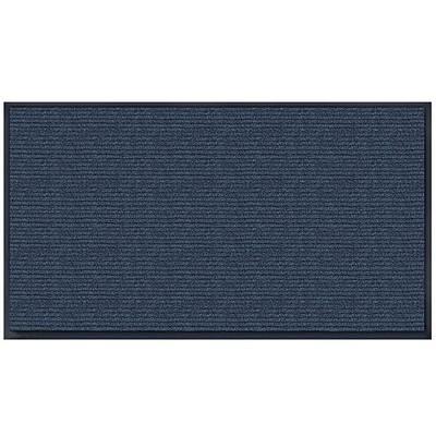 Lavex Water Absorbent 2' x 3' Blue Waffle Indoor Entrance Mat - 3
