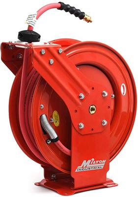 Milton Industrial Auto-Retracting Air Hose Reel - 3/8in x 50' - 300 Max PSI  - Yahoo Shopping