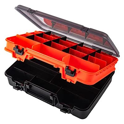 Goture Large Tackle Box with Secure Locks, Adjustable Divider Removable 33  Small Bin Compartments Hardware 15.15'' 10.8'' 3.4'' Box Storage for hook,  bait, reel, swivel, Hardware, Screws, Bolts DOUBLE - Yahoo Shopping