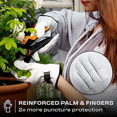 OZERO Work Gloves for Men Women: Mechanic Glove Touchscreen Firm Grip  Dexterity Light Duty Gloves for Gardening Construction