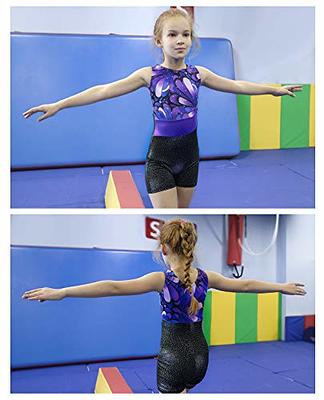 Girls' Artistic Gymnastics Leggings - Black/Sequins