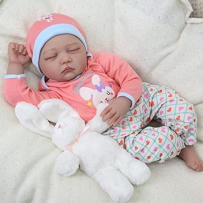 Reborn Dolls Baby Clothes Pink Outfits for 20- 22 Reborn Doll Girl Baby  Clothing Baby Sets 